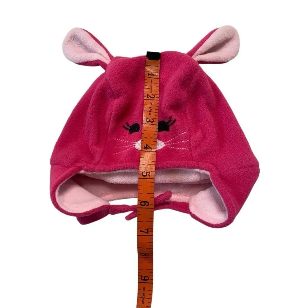 Nwt Childrens Place Infant Bunny Rabbit Fleece Winter Hat 6-12 Months Baby